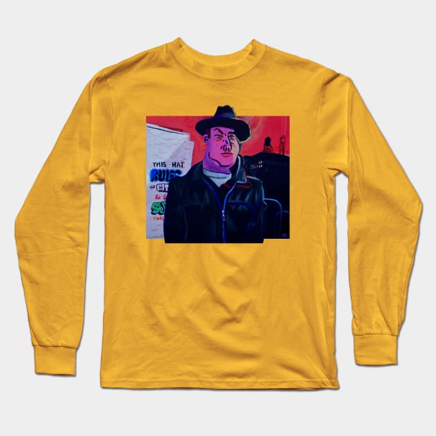 This Hat Rules Long Sleeve T-Shirt by SPINADELIC